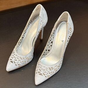 BCBGeneration blue Cut-Out Heels